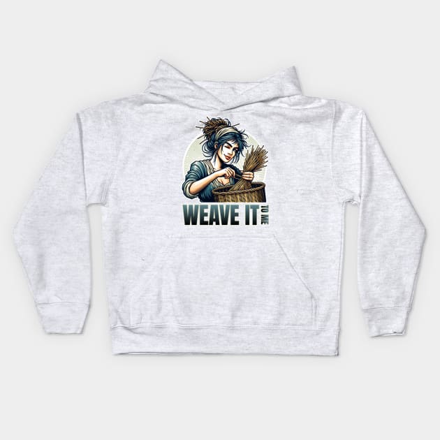 Weave it to Me Kids Hoodie by BankaiChu